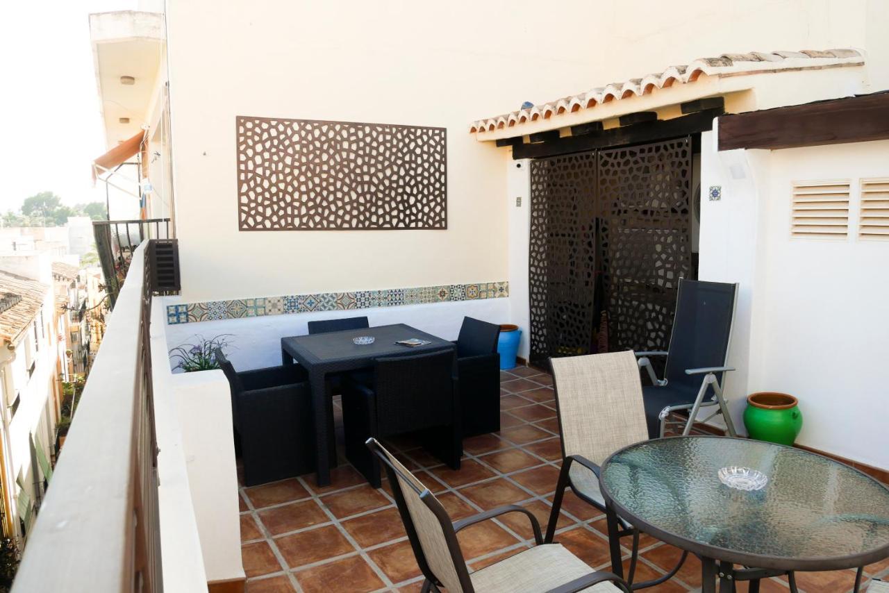 No4 Casatosca Javea - Apart Attico Con Terraza - Escaleras - En El Centro Del Casco Antiguo Exteriör bild
